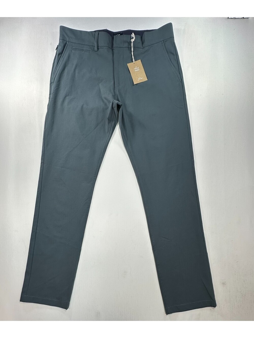 J Crew Stretch Breathable Tech Pant Chinos Green Mens 32/30